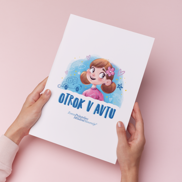Nalepka otrok v avtu: deklica z nasmehom - Image 2