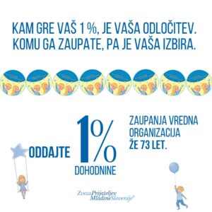 odstop 1% dohodnine ZPMS